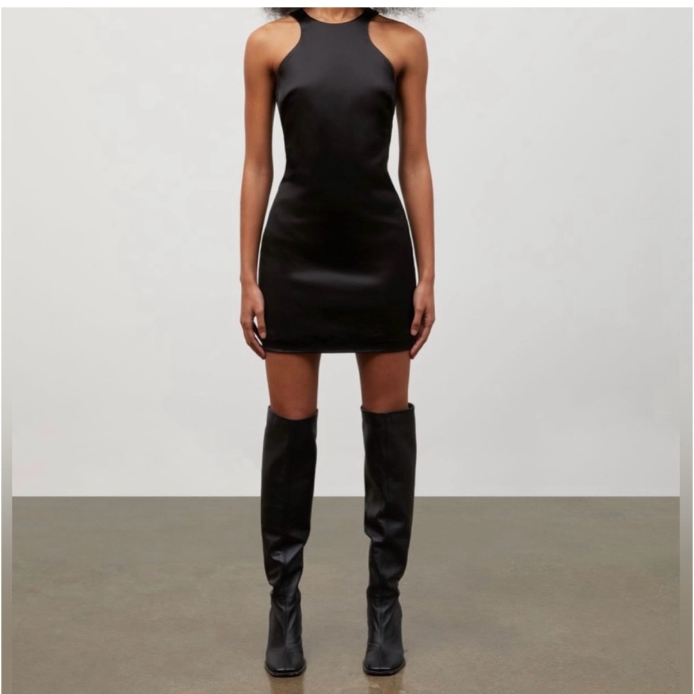 Babaton Racerback Mini Dress – Size US 4 (Black)